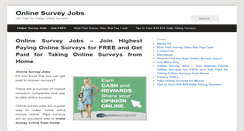 Desktop Screenshot of freeonlinesurveyjobs.com